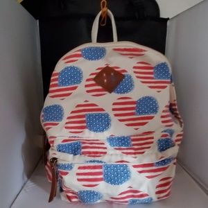 MADDEN GIRL Heart Stars & Stripes Backpack